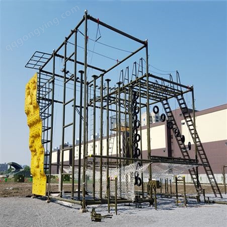 高空心理行为训练器材标准参数介绍 优质钢管4米高墙销售