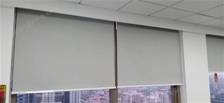 电动遮阳帘生产厂家 隆盛源 酒店采光顶遮阳窗帘 免费上门测量安装